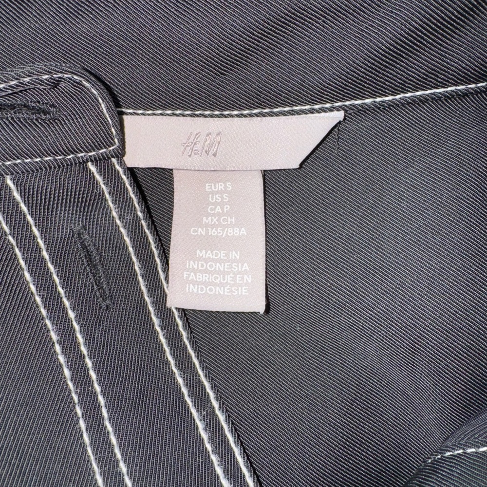 Tie-belt shirt dress - Black - Ladies |H&M size small. - Picture 10 of 10